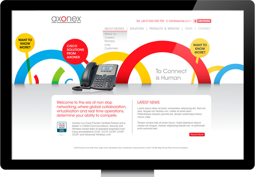 Axonex homepage design - Baseline Grid Axonex homepage design - Baseline Grid